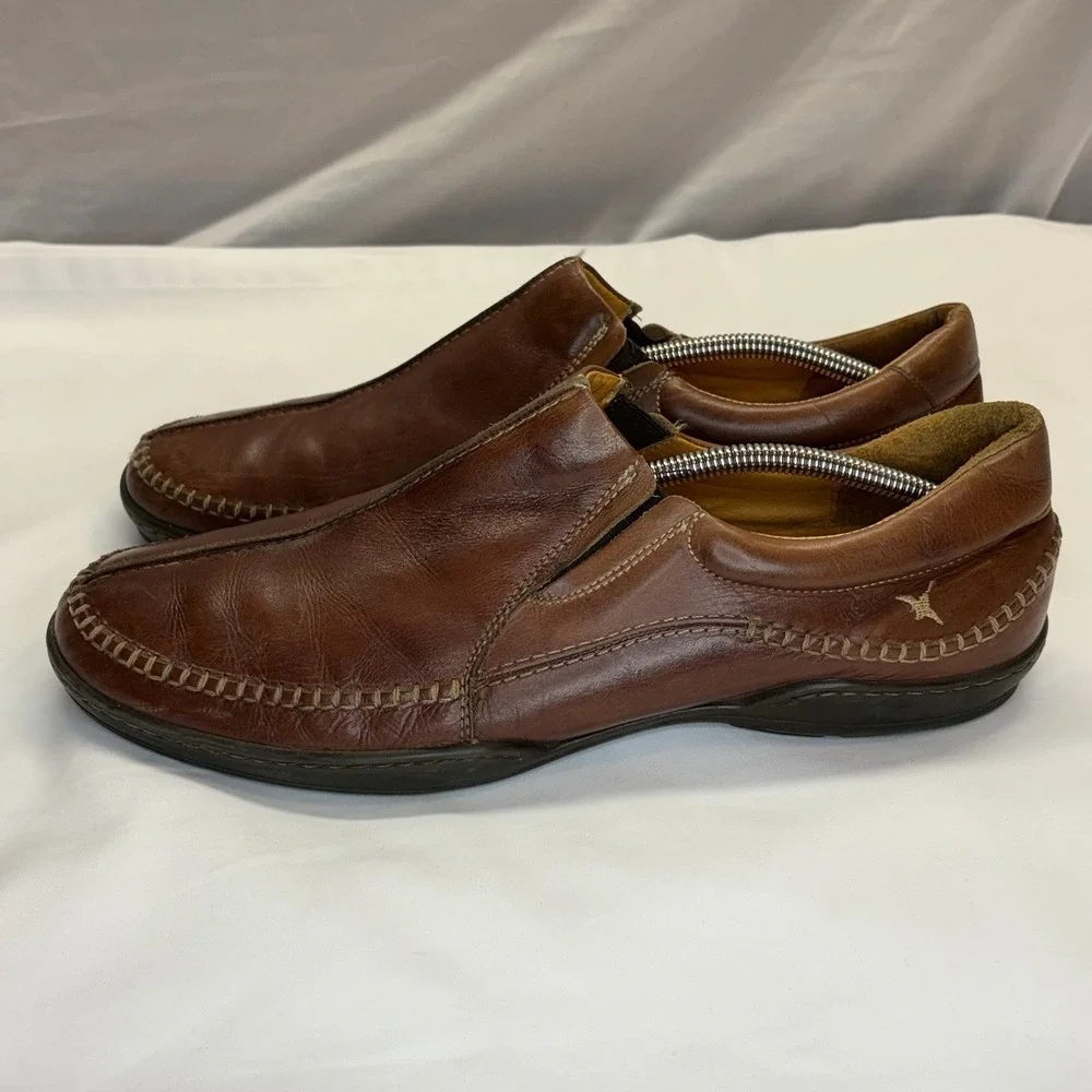 Pikolinos San Telmo Leather Loafers in Brandy EU 46 US Men's 13 Slip On Brown